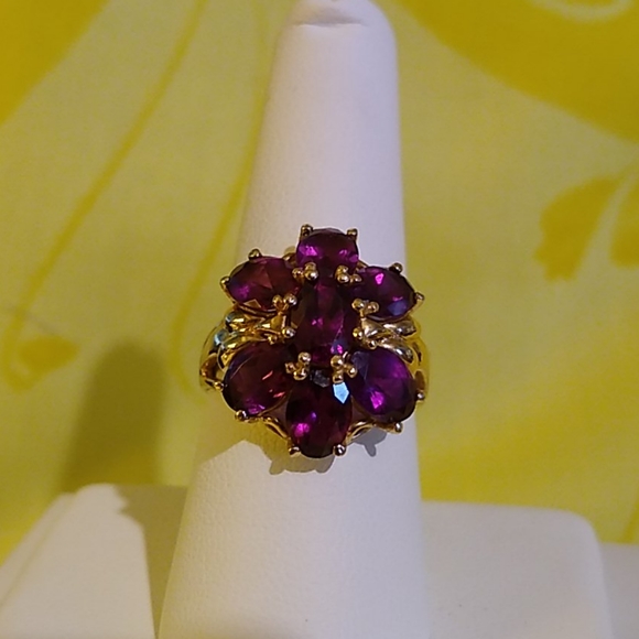 14K Rhodolite Garnet Ring - Picture 2 of 8